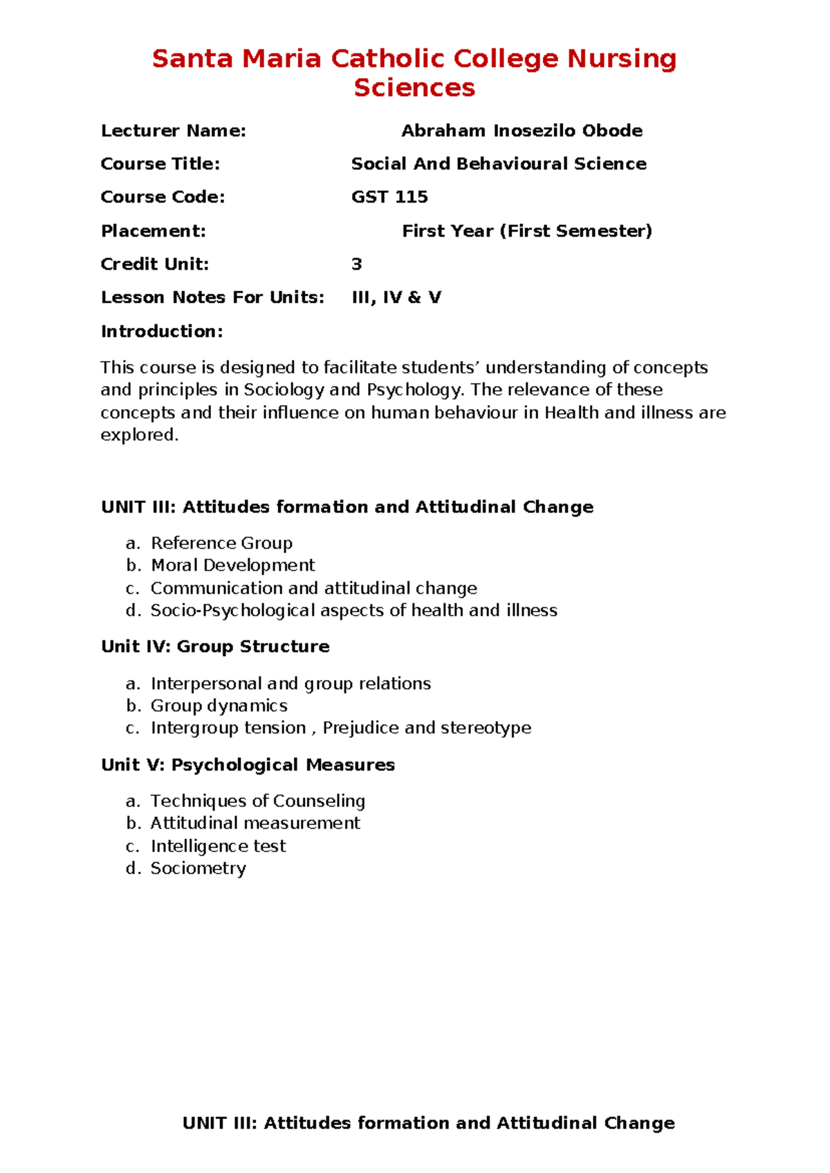 Santa Maria Combined Lecture AND Class WORK Notes-2 - Santa Maria ...