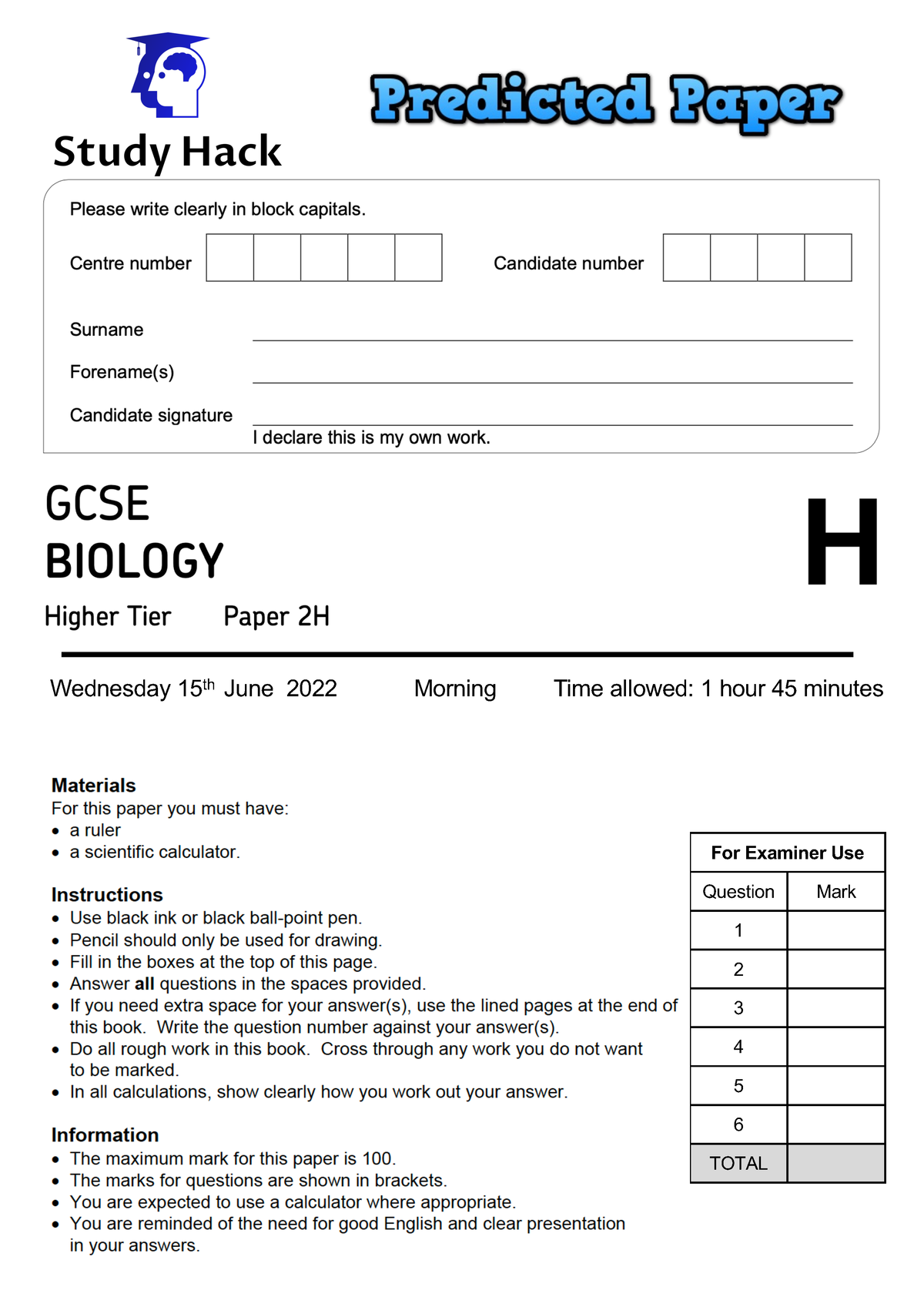 biology essays prediction 2022