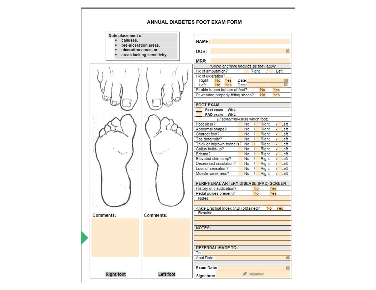 diabetes-foot-exam-ems-460-studocu