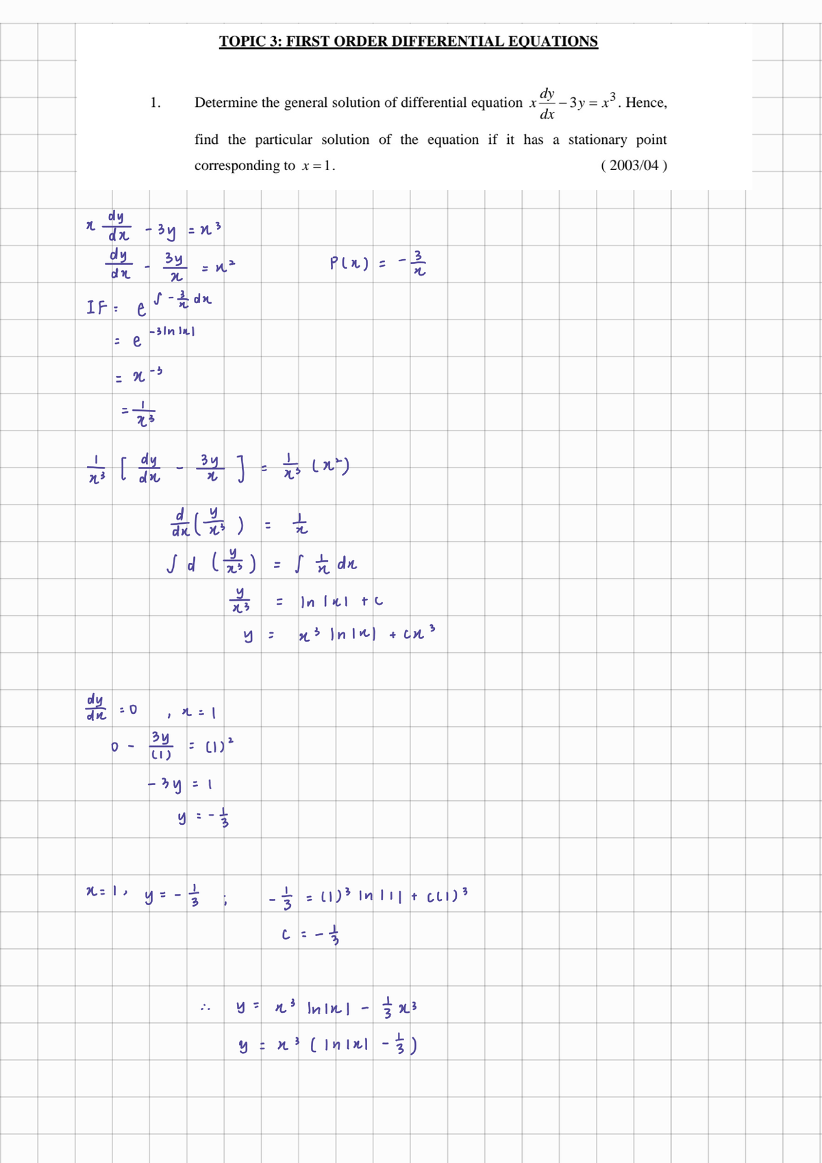 PYQ C3 240121 225900 - Past year questions - Mathmetics - Studocu