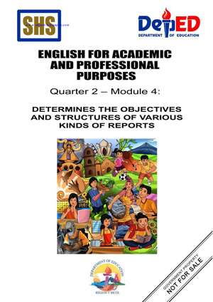 EAPP- Q2- Module 3 - English - English For Academic And Professional ...