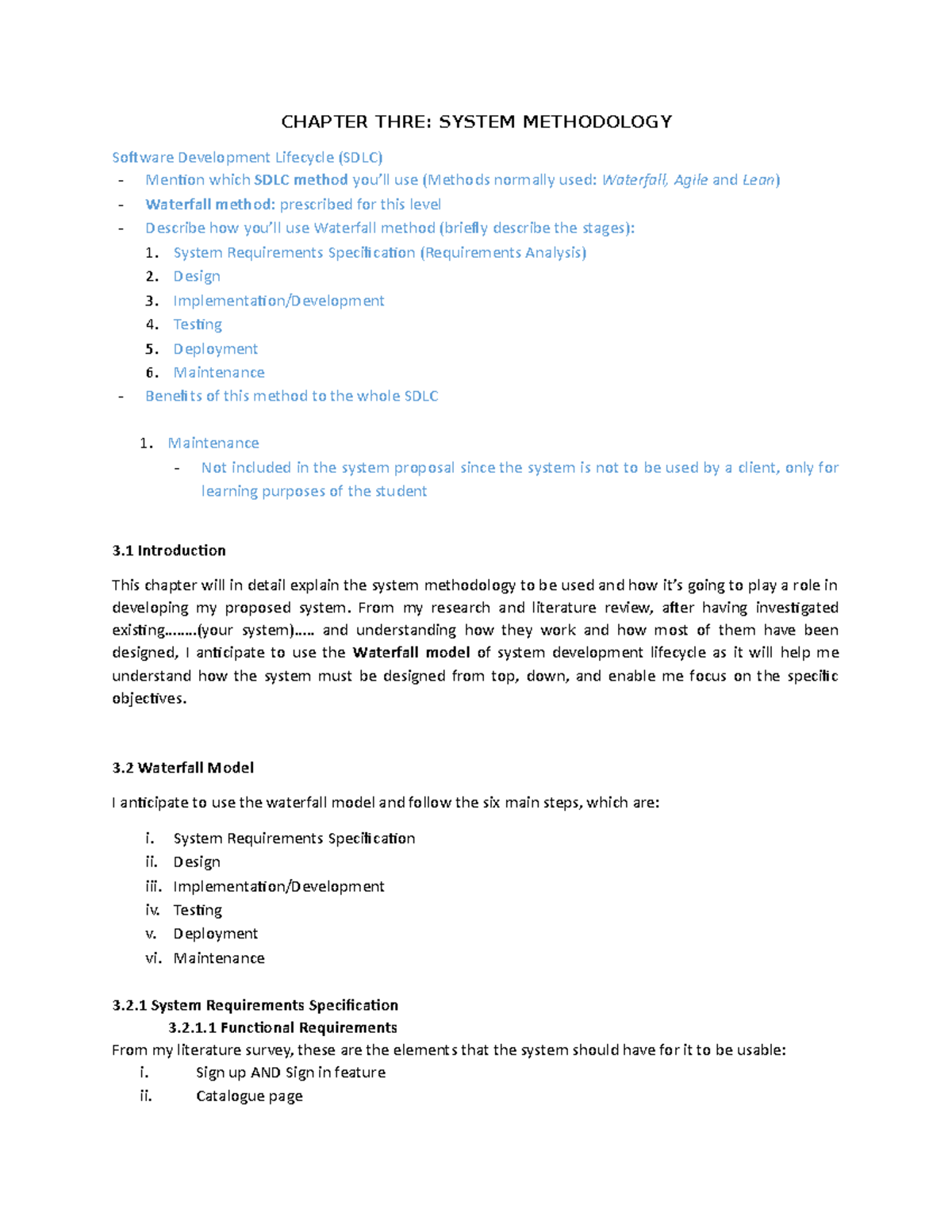 Chapter Three System Methodology - CHAPTER THRE: SYSTEM METHODOLOGY ...