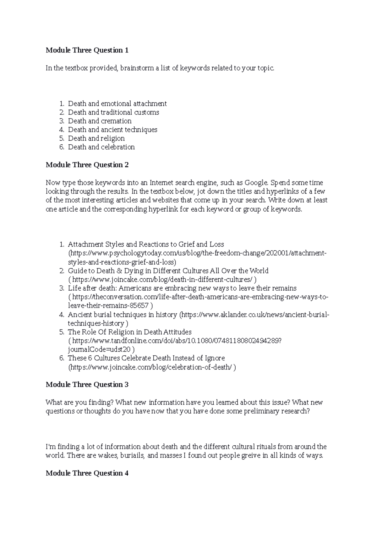 Michalia Bias SCS 200 Applied Social Sciences - Module Three Question 1 ...