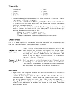Operational Auditing CH2 Objectives and Phases of Operational Audits ...