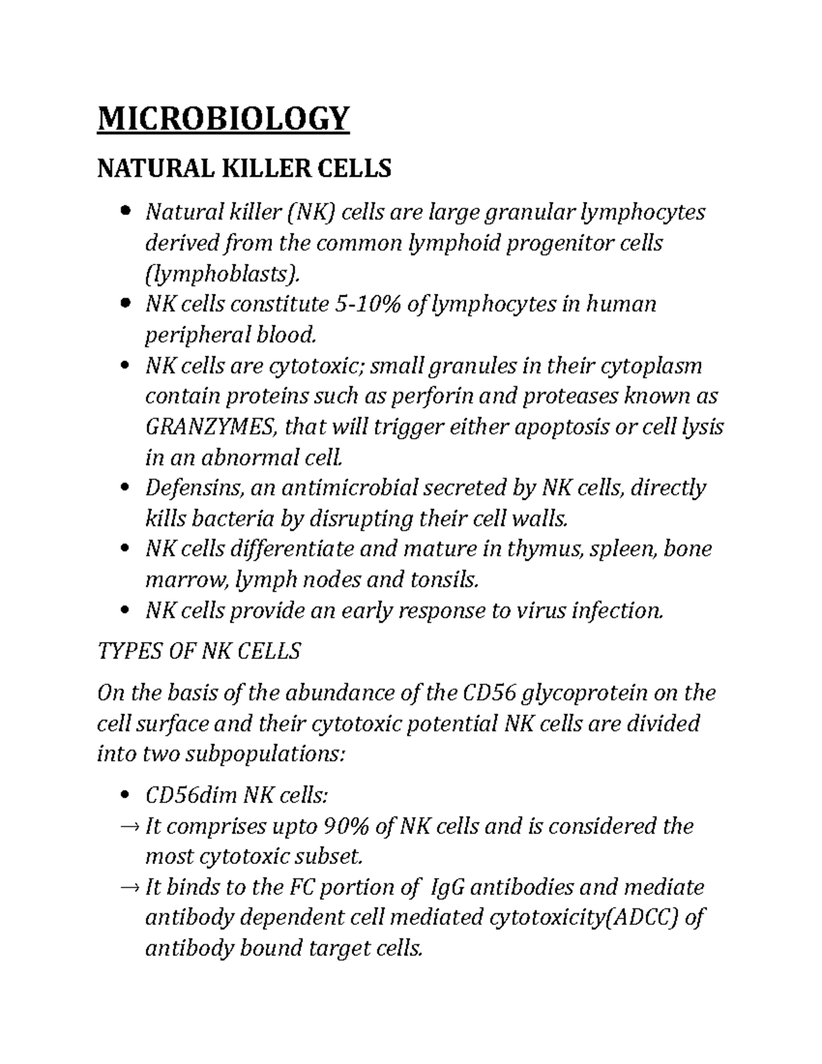 Microbiology 4 - Lecture Notes By Medical Professors, - MICROBIOLOGY ...