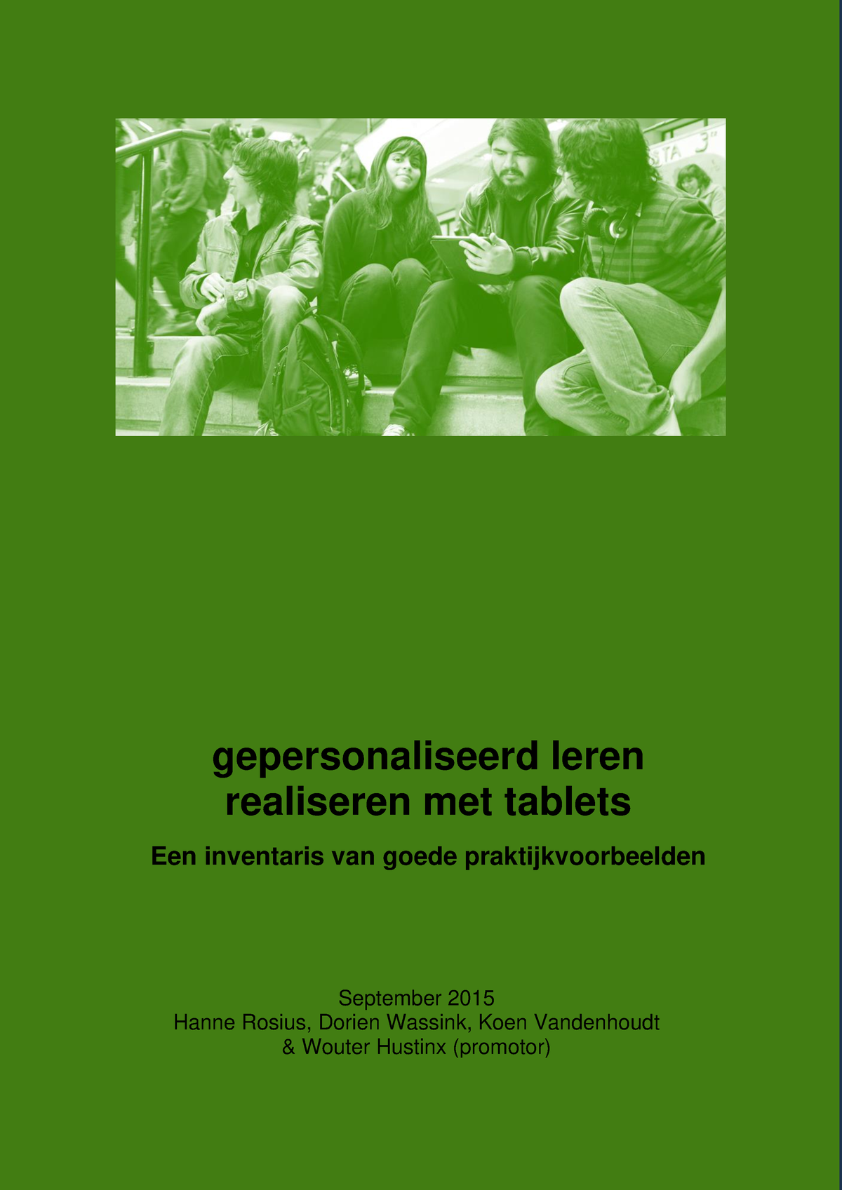 Gepersonaliseerd Leren Realiseren Met Tablets Opgave - [Typ Hier ...