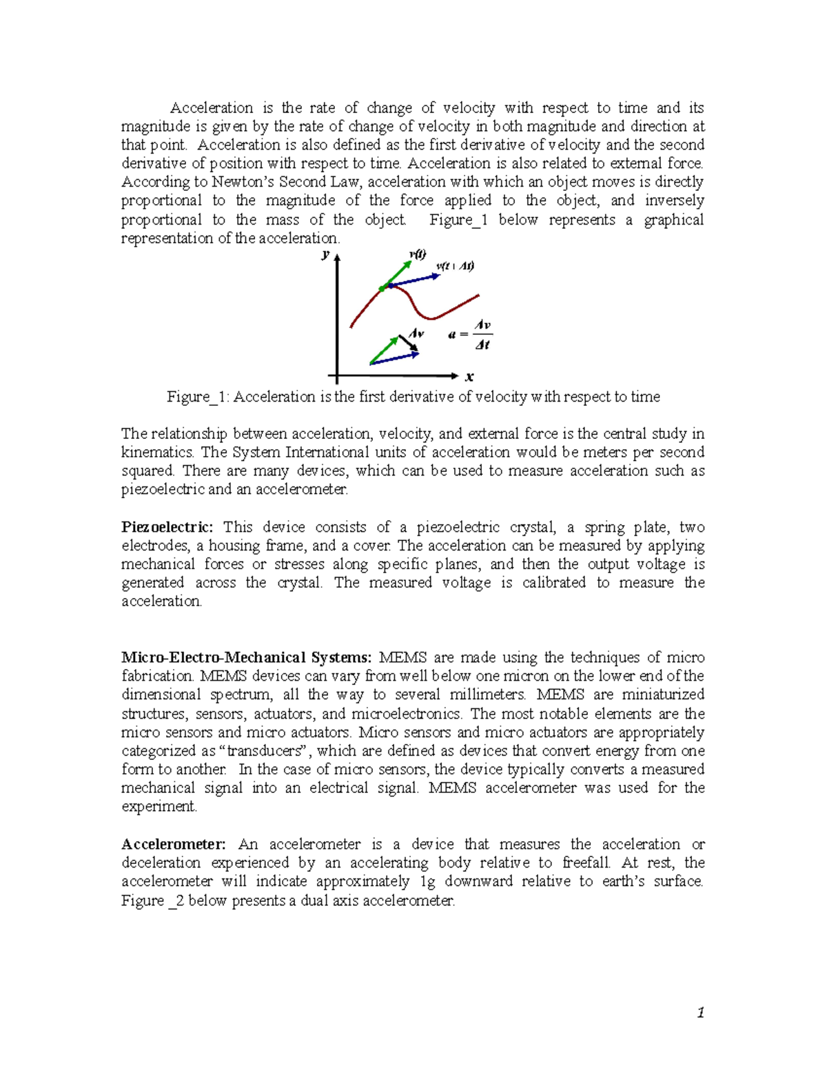 mems-theory-1-acceleration-is-the-rate-of-change-of-velocity-with