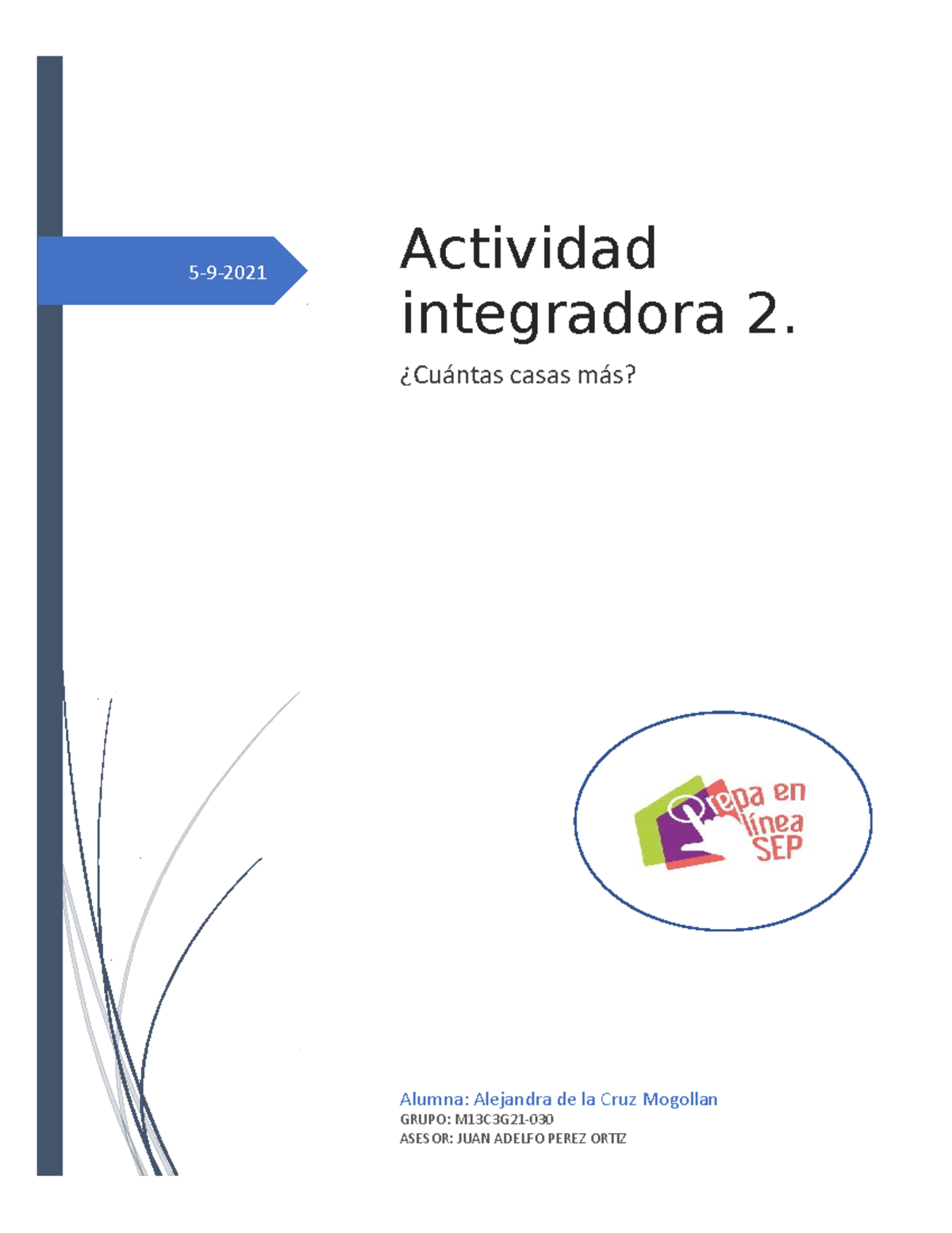 Actividad Integradora 3 Modulo 13 - 5-9- Alumna: Alejandra De La Cruz ...