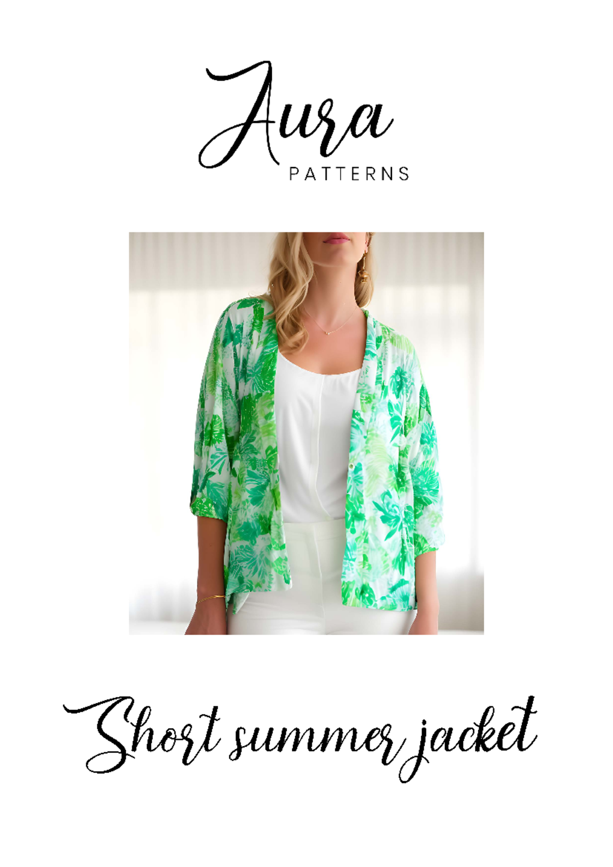 Aura Patterns Short Summer Jacket Instructions - Short summer jacket ...