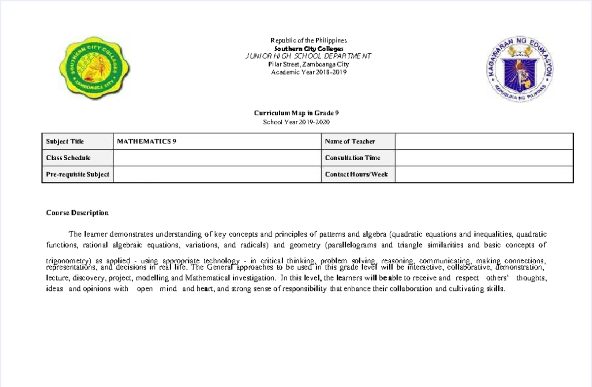 Pdf-mathematics-9-curriculum-mapdocx compress - Republic of the ...