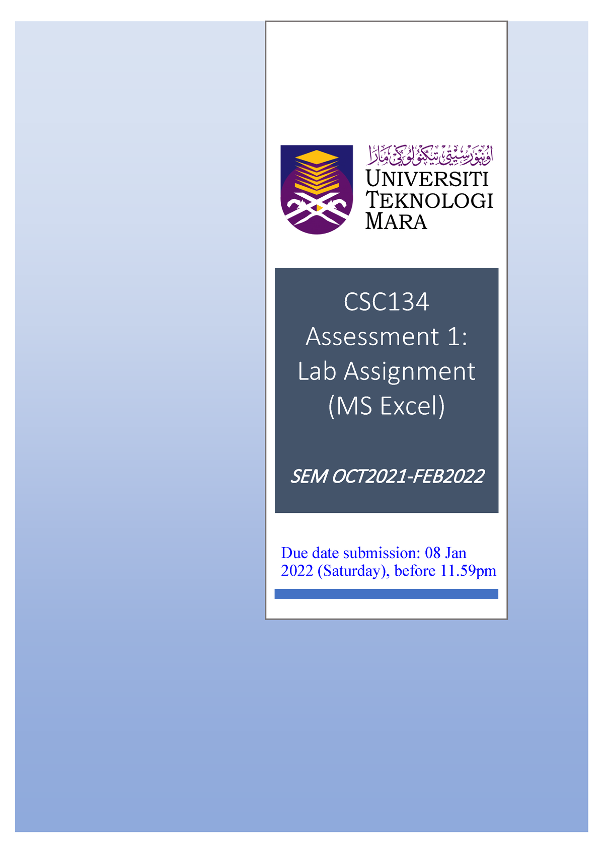 csc134 individual assignment mental health