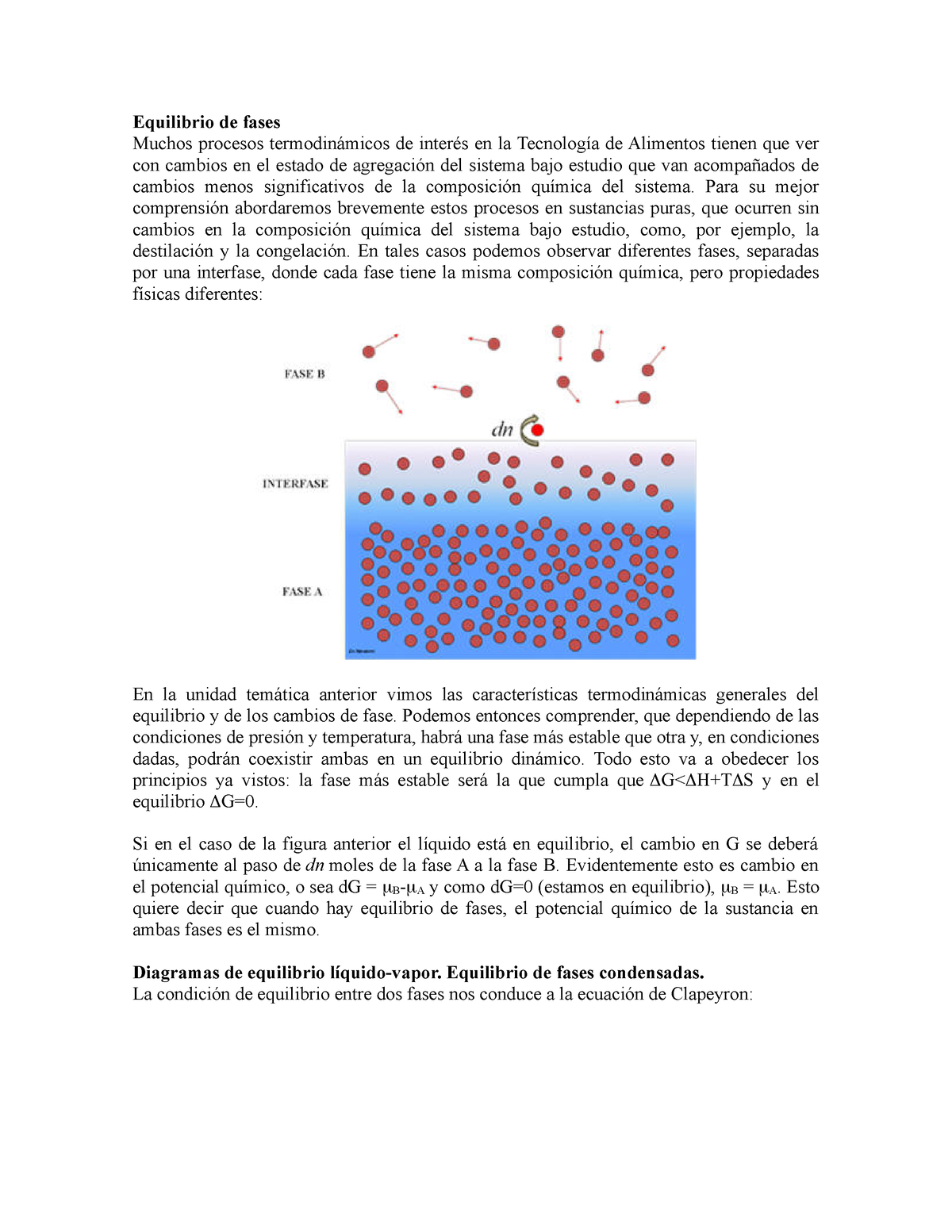 Equilibrio De Fases Tarea Completa Equilibrio De Fases Muchos