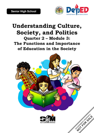 Shs Ucsp Q2 Mod2 Forms And Functions Of Non State-Institution ...