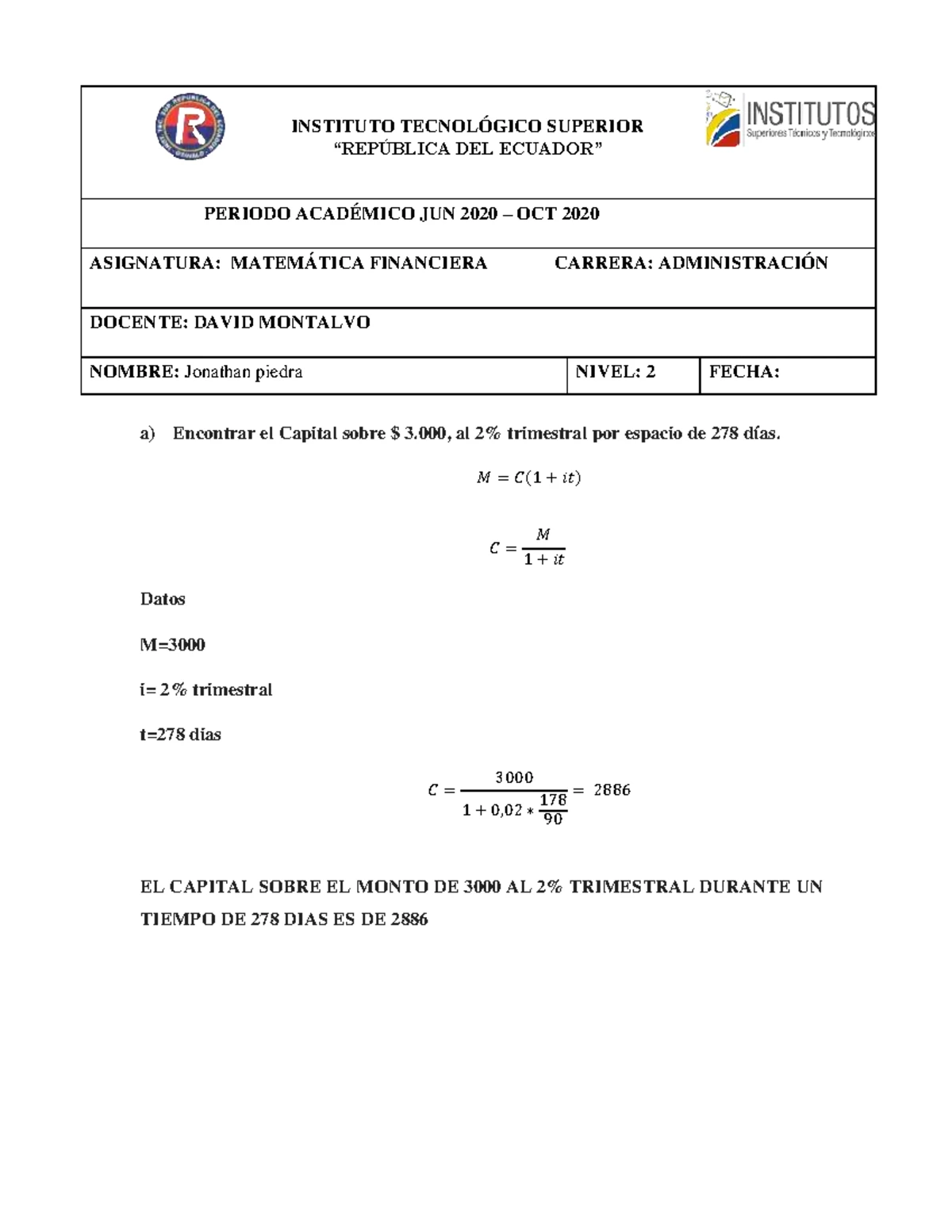 Instructivo Matriculacion - Instructivo para realizar Matriculación vía ...