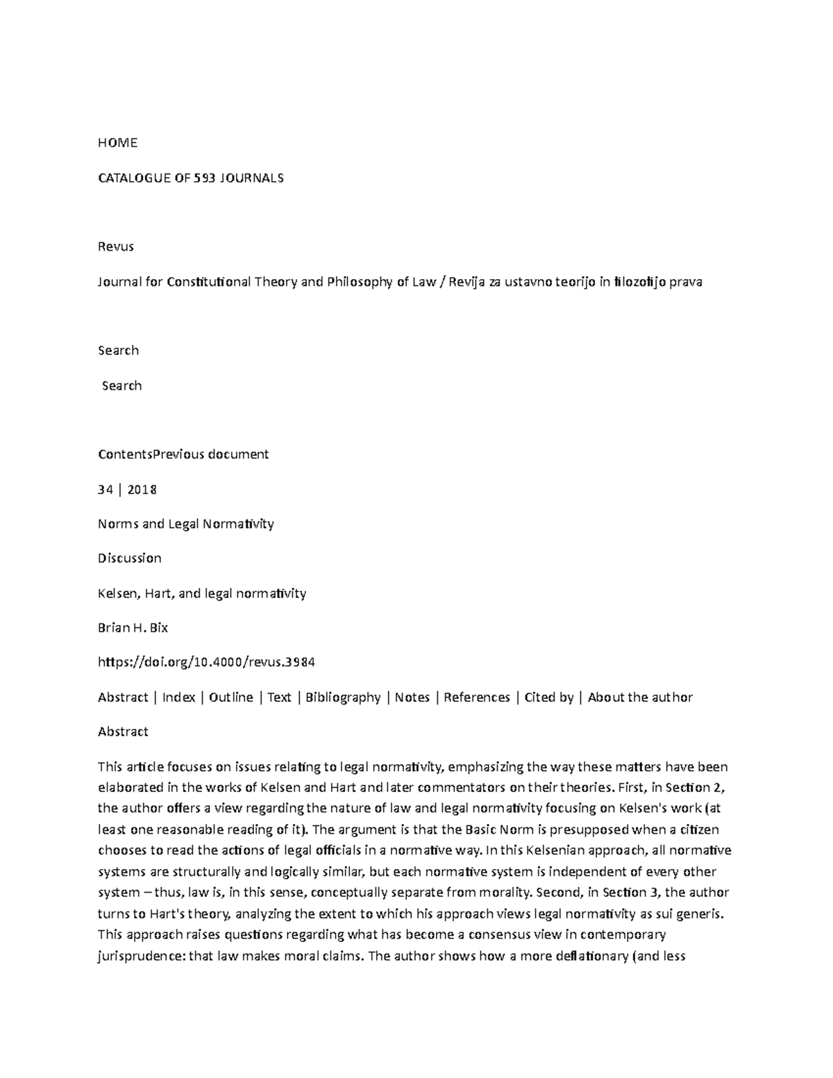 Normative - Notes law theories - HOME CATALOGUE OF 593 JOURNALS Revus ...