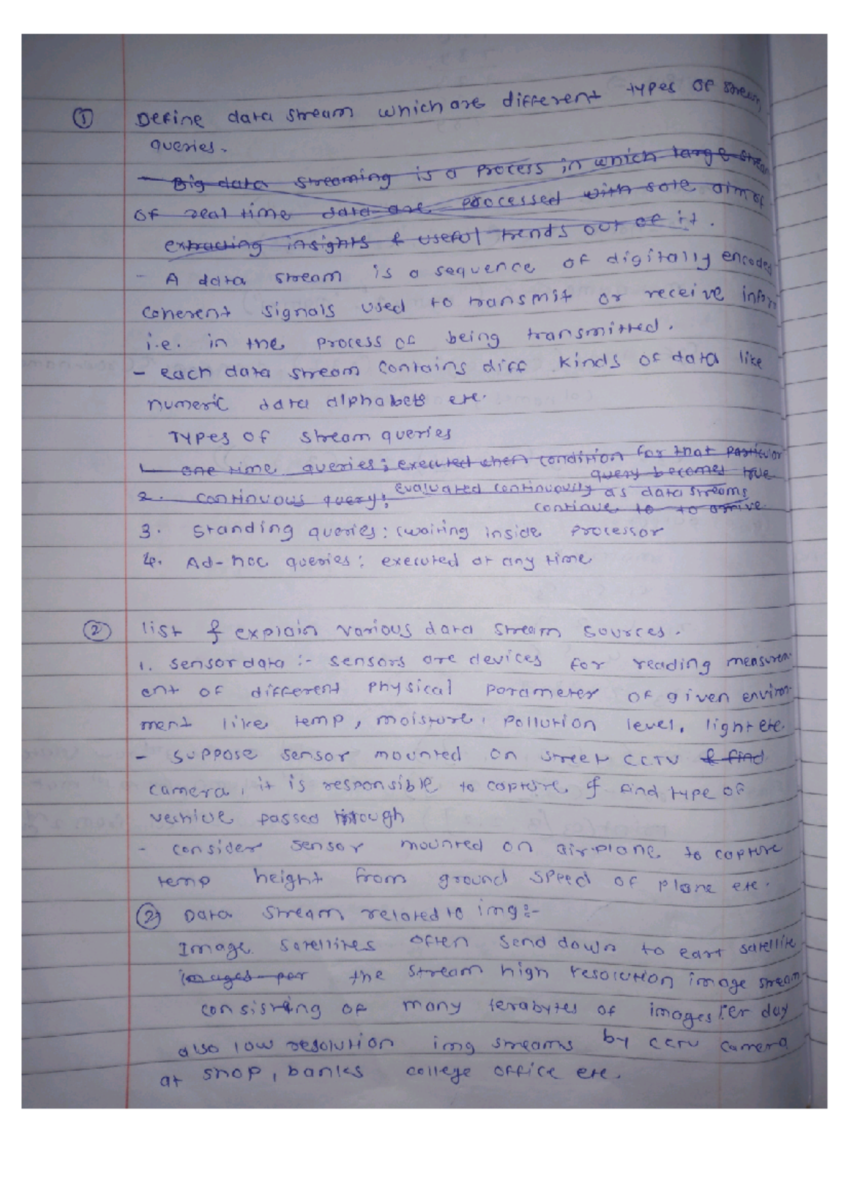 BDA UT2 - Unit test question ans - Computer Engineering - Studocu