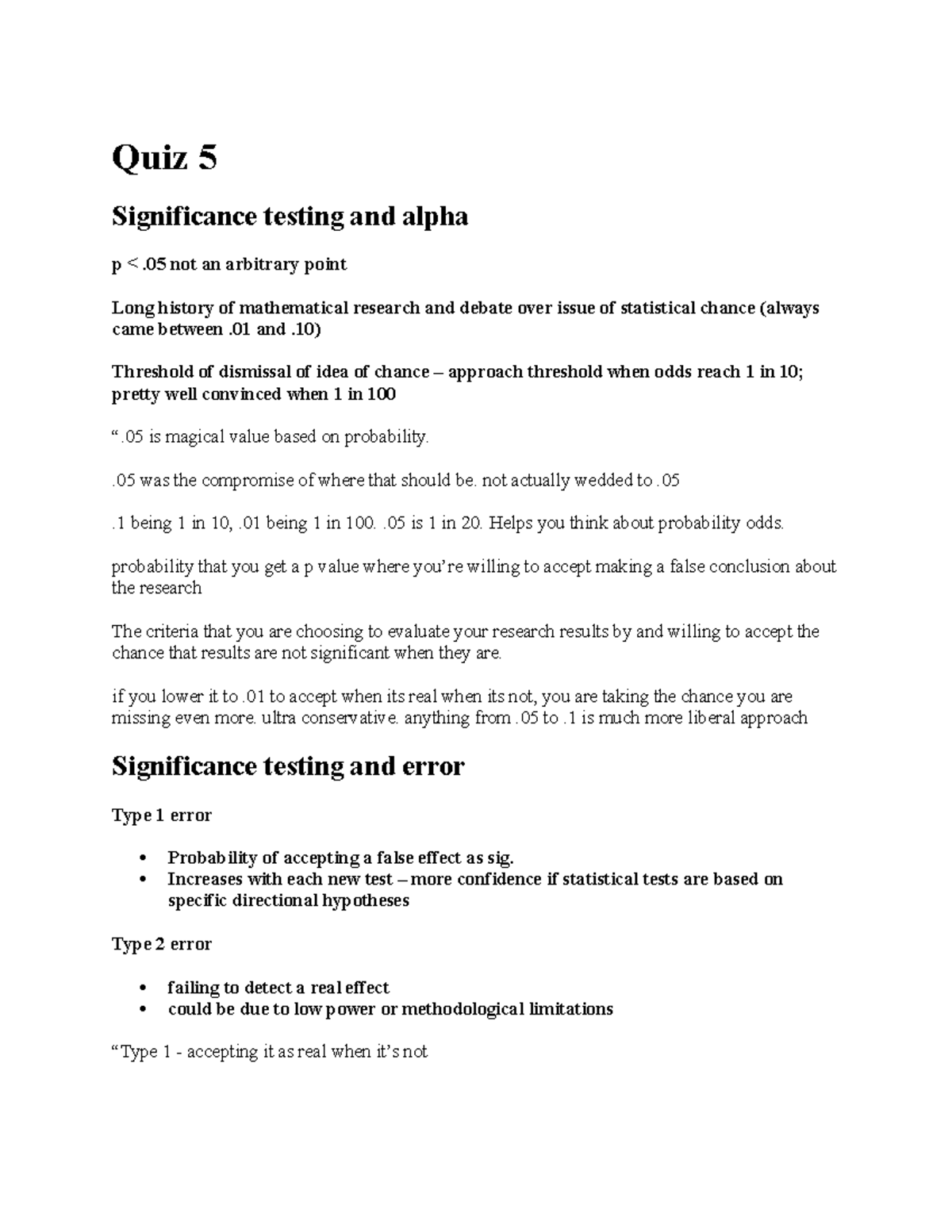 quiz-review-summaries-quiz-5-significance-testing-and-alpha-p