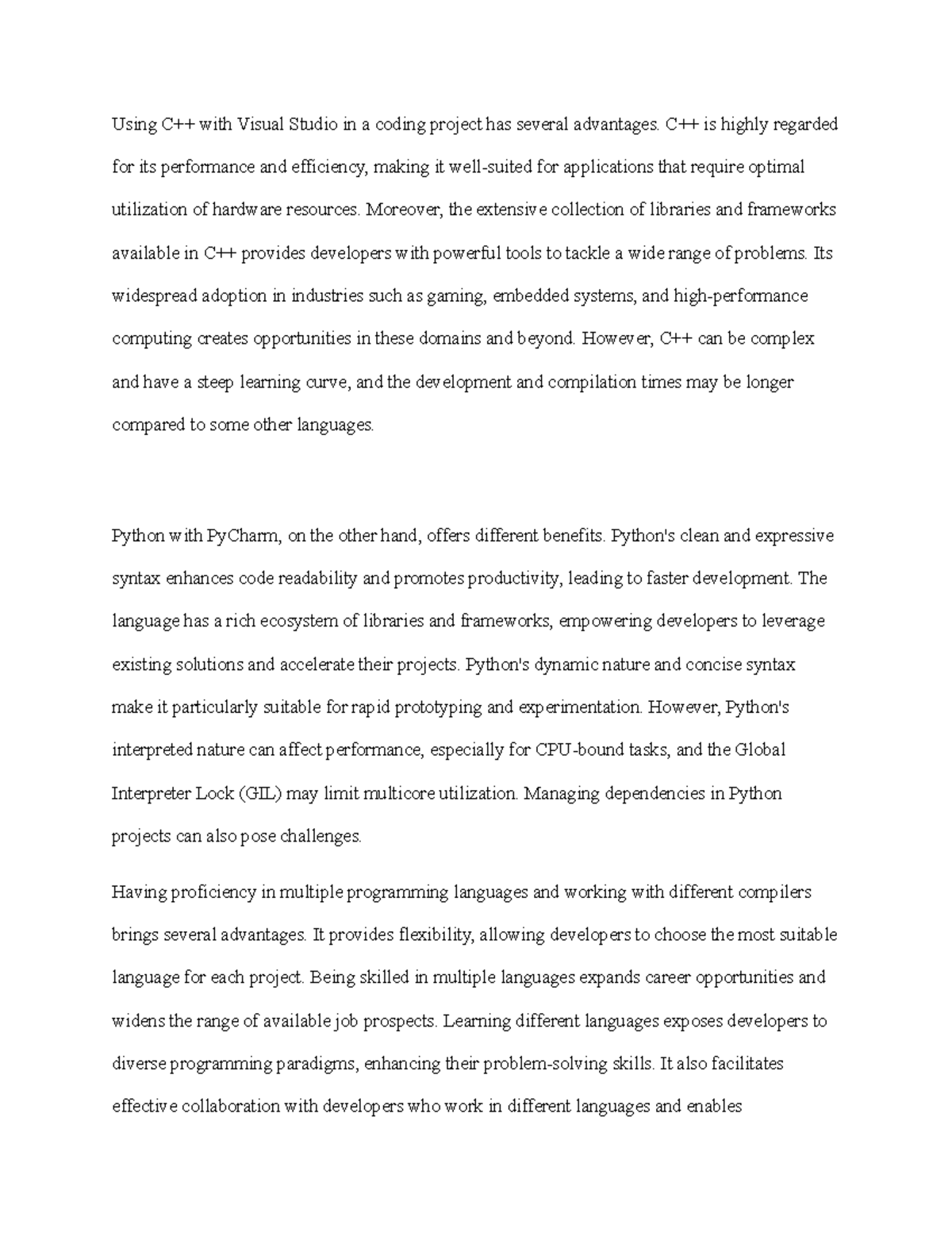 1-5 cs210 - 1-5 mod work - Using C++ with Visual Studio in a coding ...