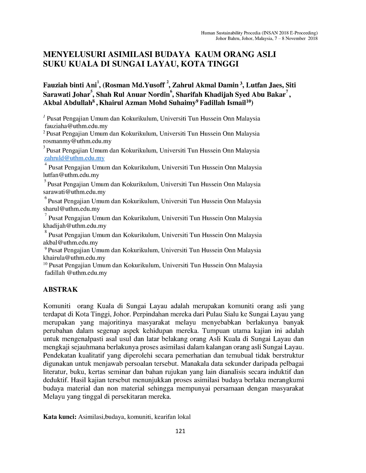 Assignment 4 - Komuniti Orang Asli Merupakan Sebuah Masyarakat Peribumi ...