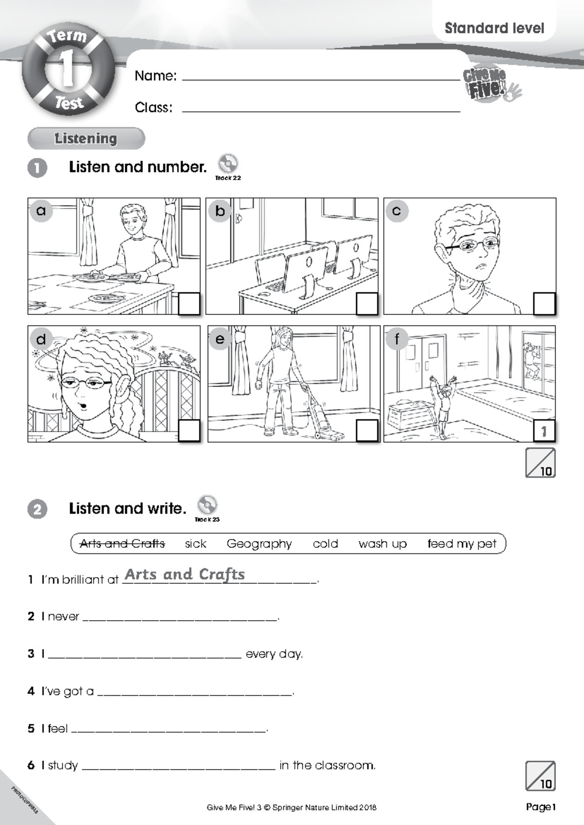 gmf-l3-terms-1-3-standard-level-tests-1-photocopiable-te-s-t-name