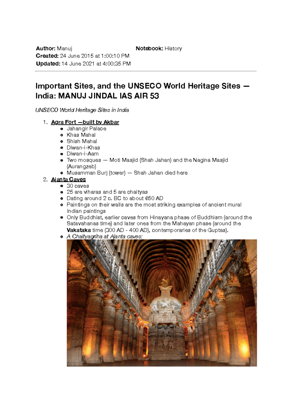 Indian Art and culture 2 Manuj Jindal IAS AIR 53 - Author: Manuj ...