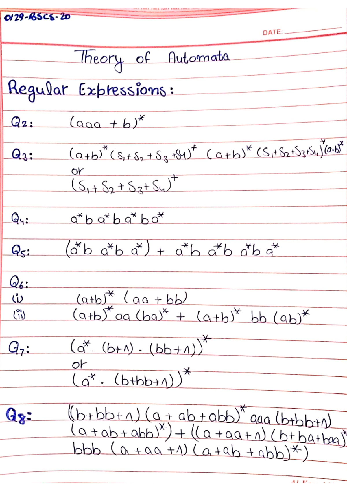 Chspter 4 Regular Expressions - I have studied Theory of Automata in ...