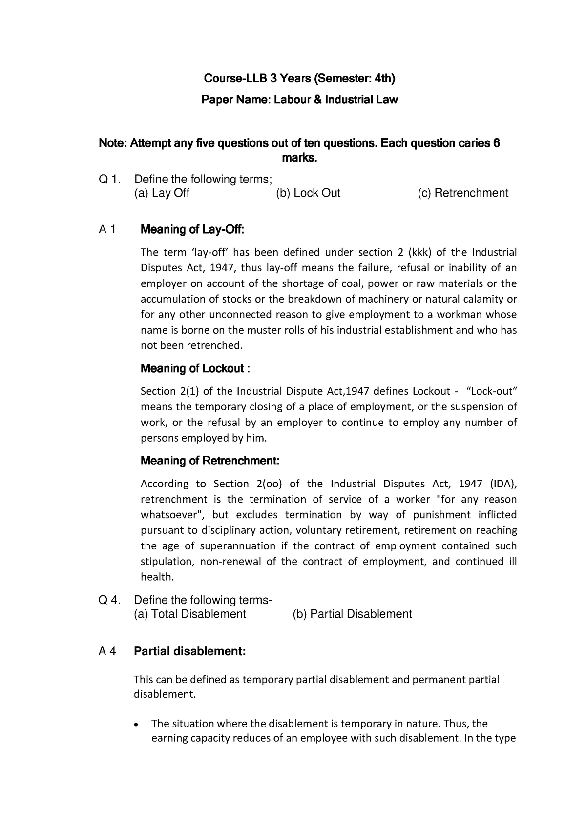 research proposal on labour law