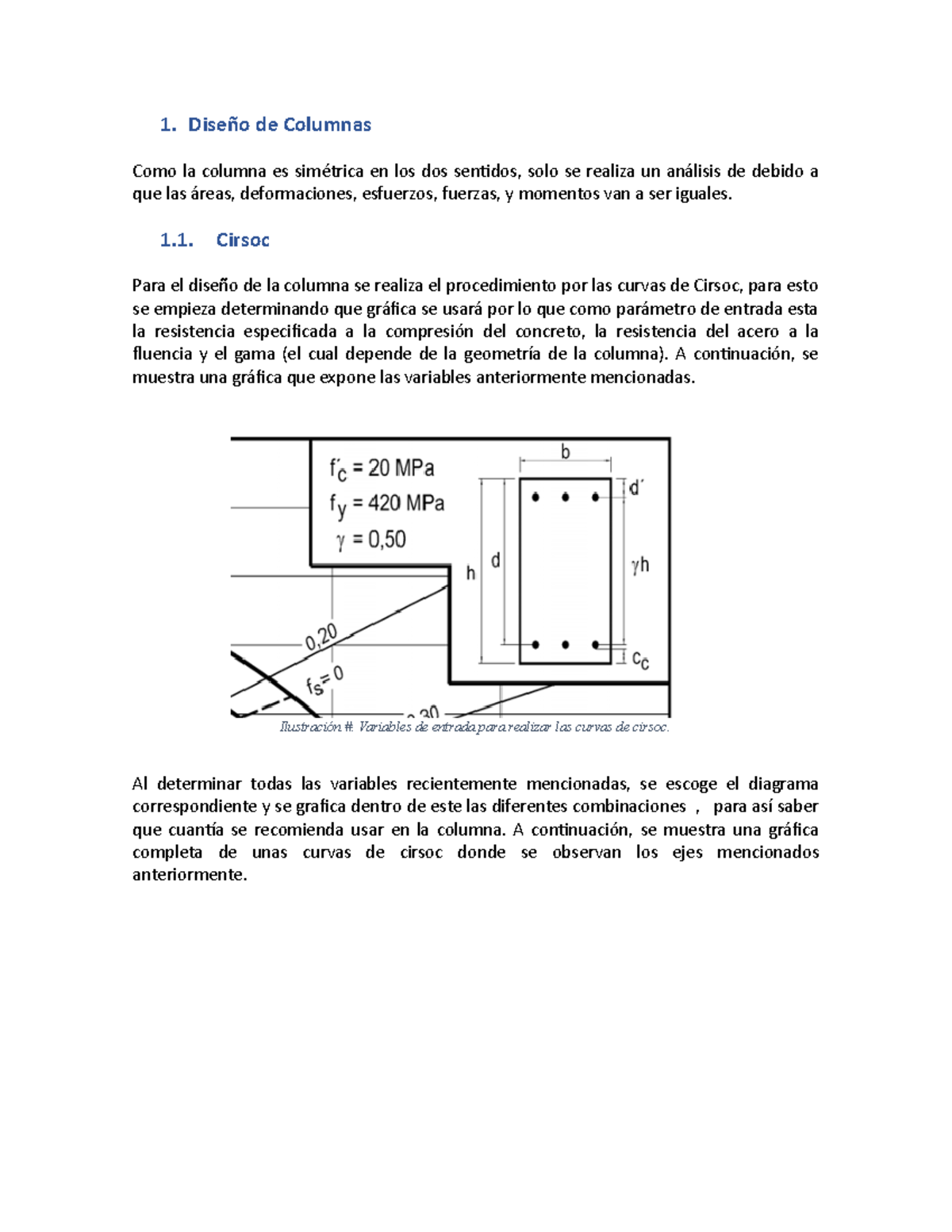 Diseño de Columna Rectangular - 1. Diseño de Columnas Como la columna ...