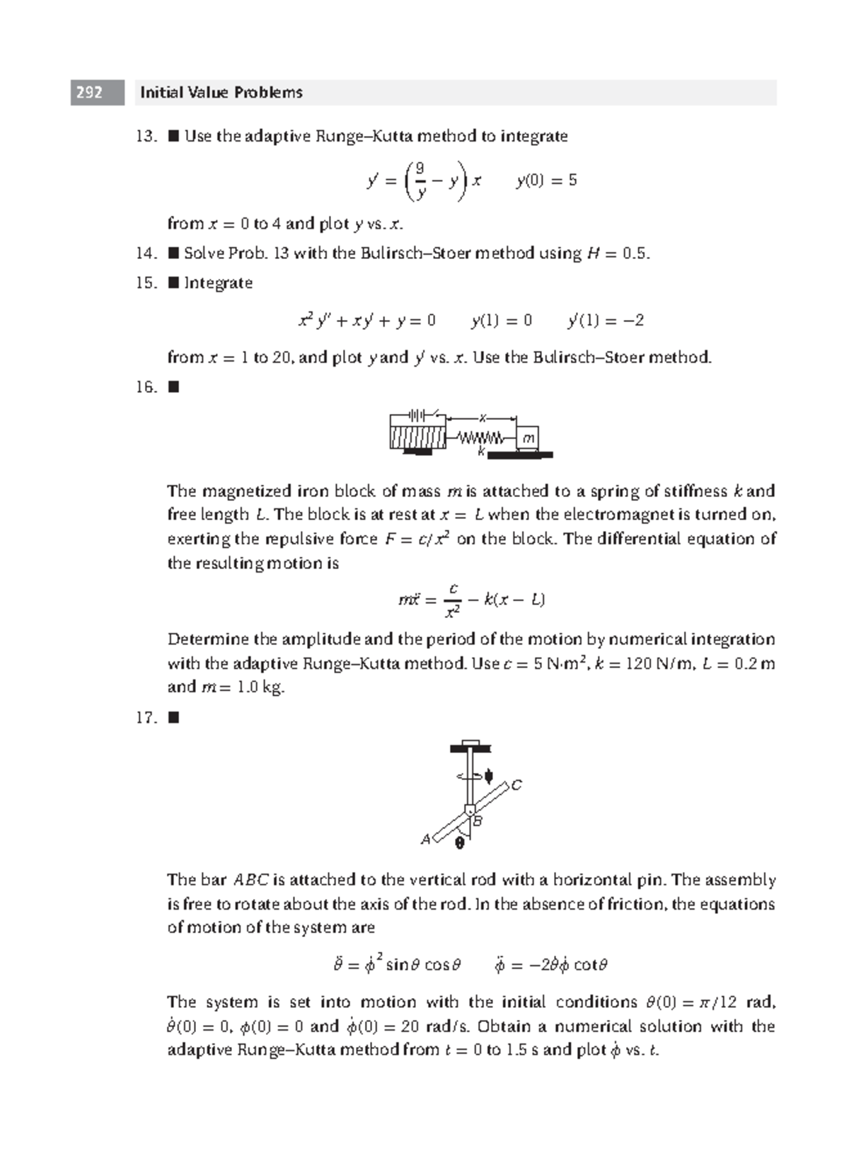 Numerical Method with Python101 292 Initial Value Problems Use the