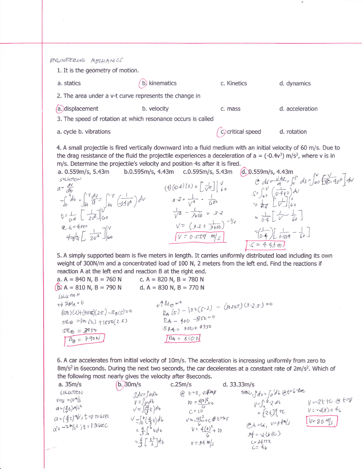 ESAS Engineering Mechanics - Mrvlktvl , (*AfD M