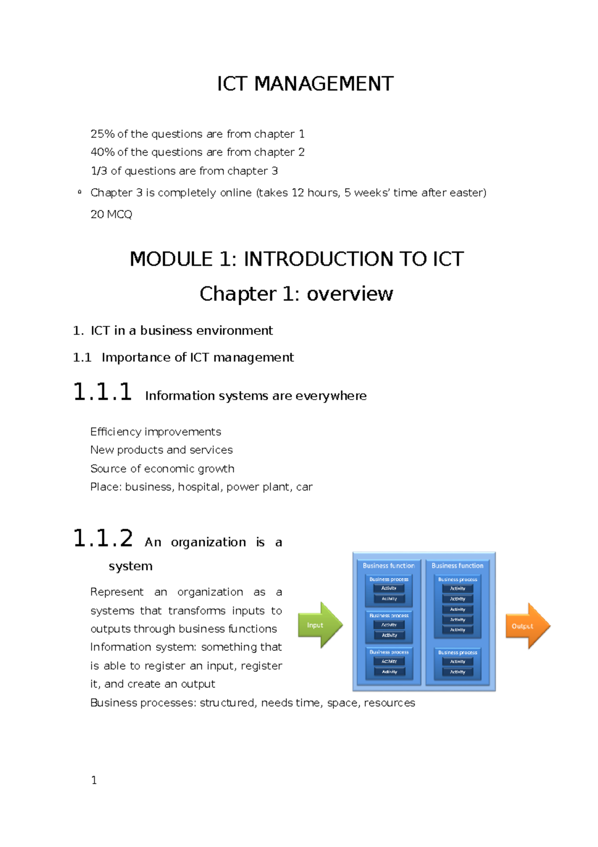 ict management (ict management (coursework))