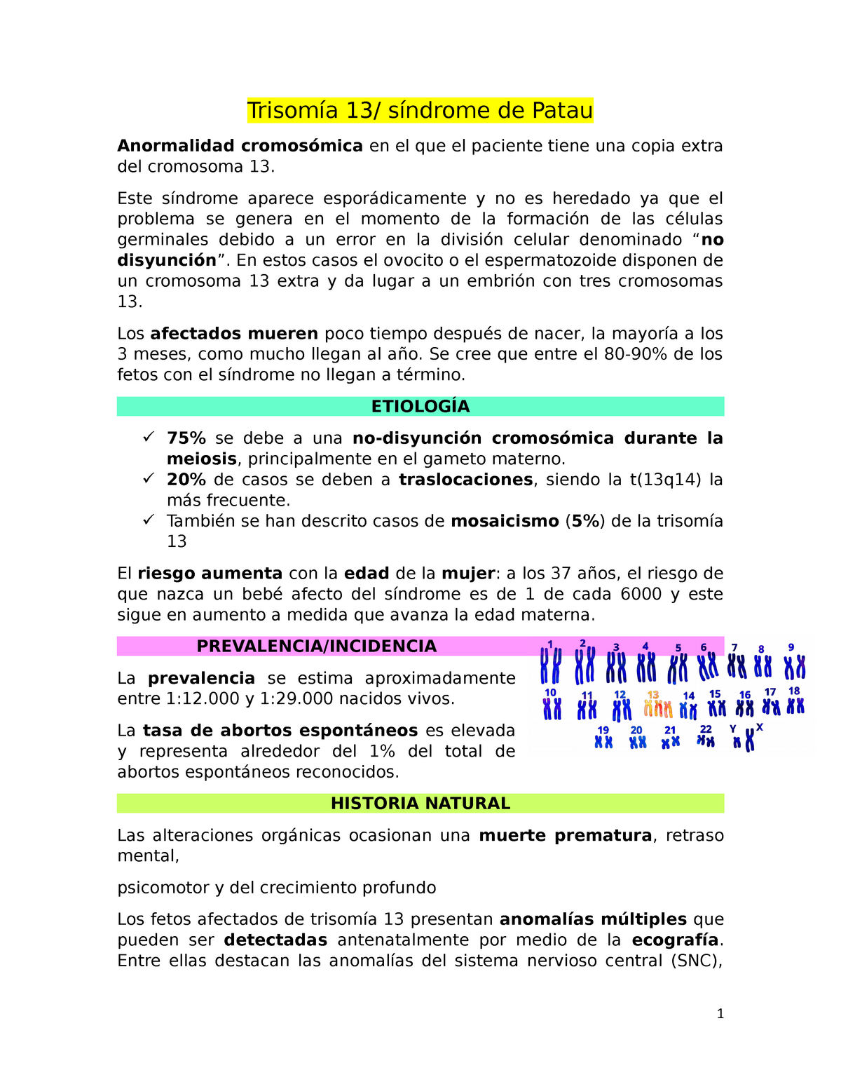 Trisom A Sx De Patau Trisom A S Ndrome De Patau Anormalidad