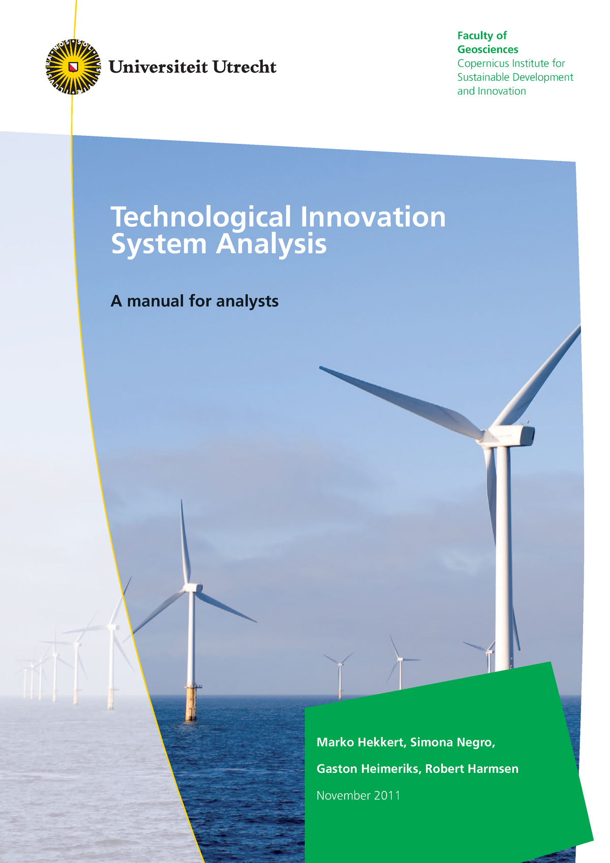 UU 02rapport Technological Innovation System Analysis (Hekkert, Negro ...