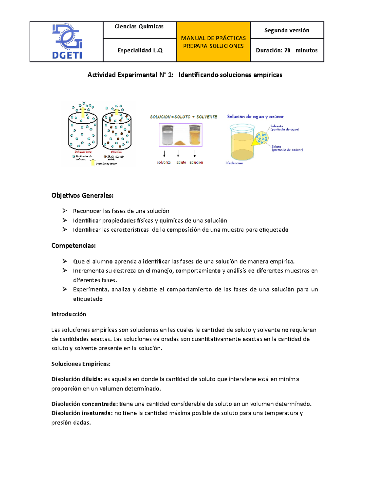 Actividad experimental N° 1 