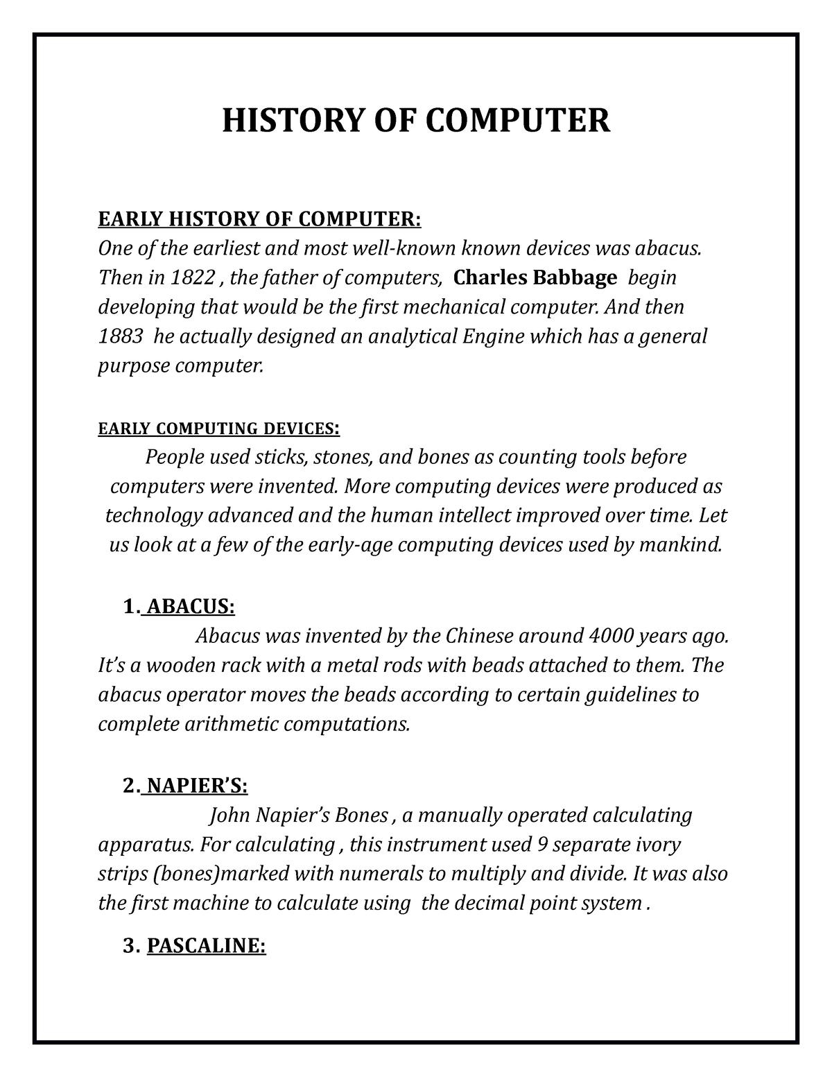 history-of-computer-history-of-computer-early-history-of-computer