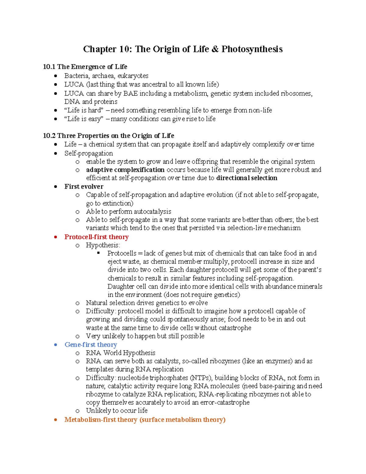 evolution-chapter-10-origin-of-life-photosynthesis-bio-152