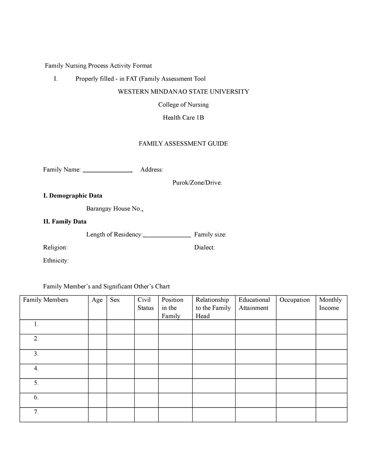 community-health-nursing-family-assessment-family-nursing-process