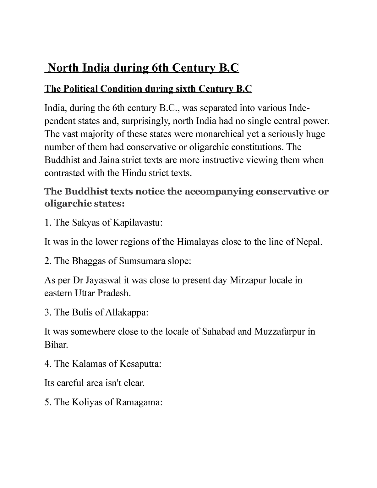 North India During 6th Century B Was Separated Into Various Inde   Thumb 1200 1553 