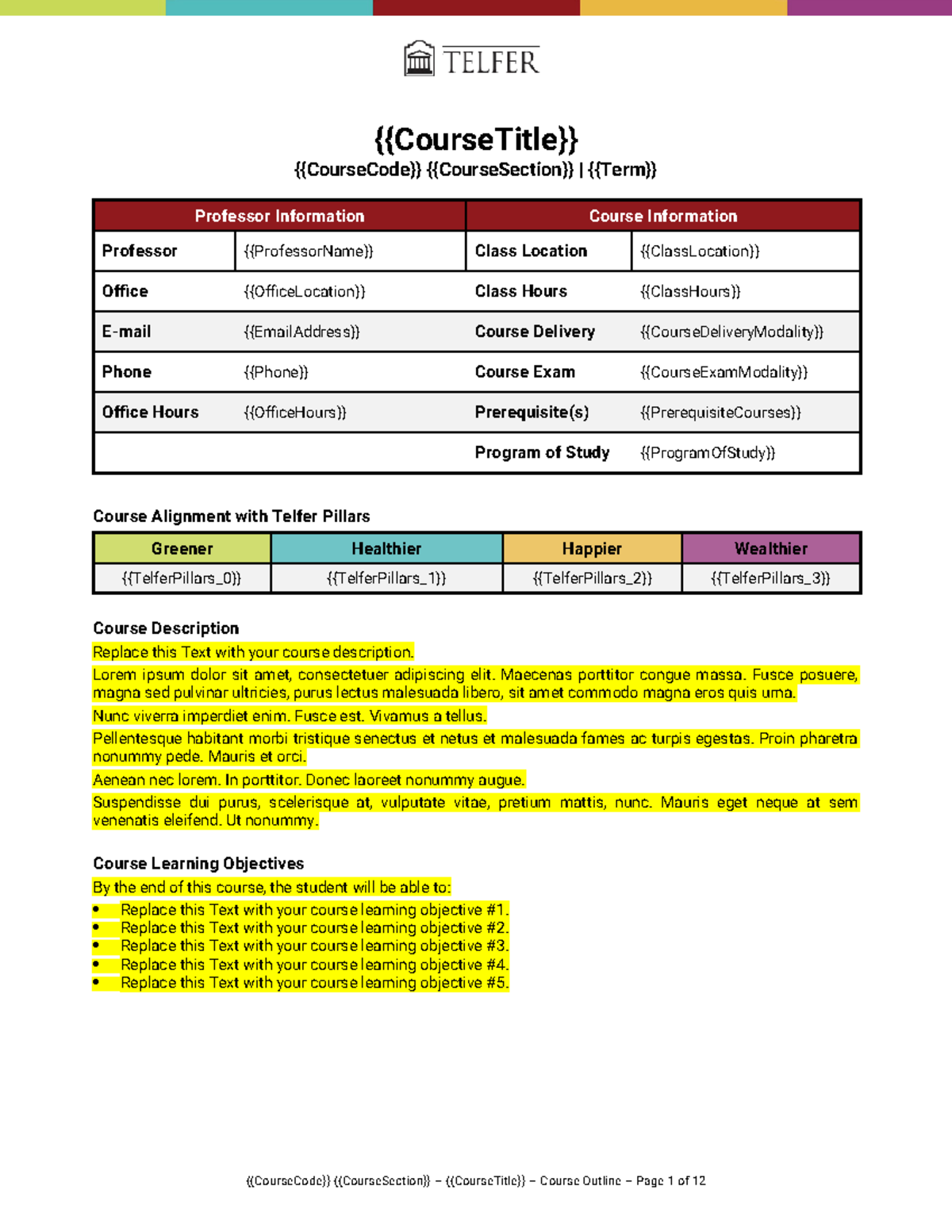 Course Outline-Template - {{CourseTitle}} {{CourseCode ...