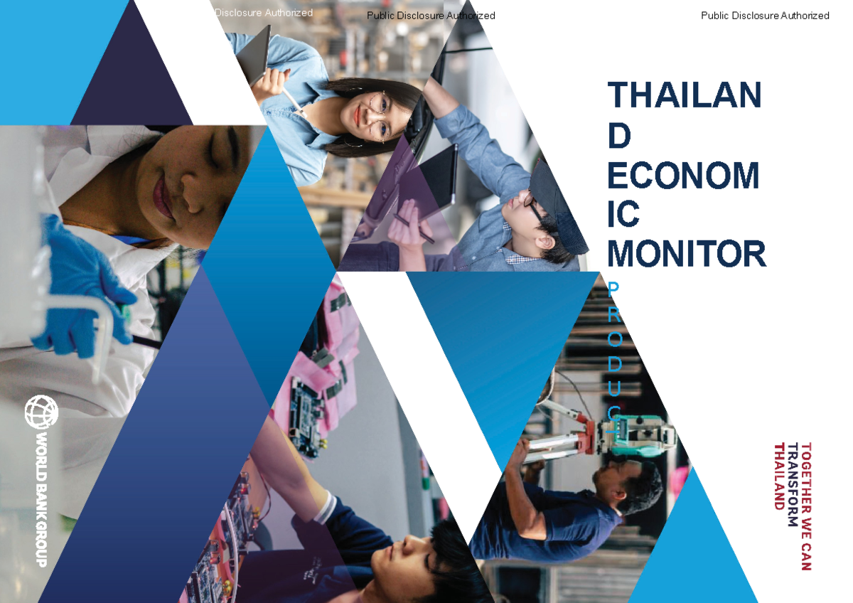 Thailand Economic Monitor Productivity For Prosperity - Disclosure ...