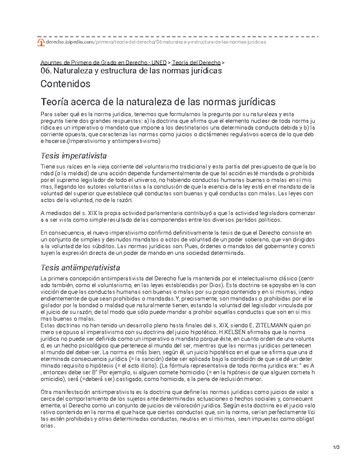 6. Naturaleza y estructura de las normas jurídicas Studocu