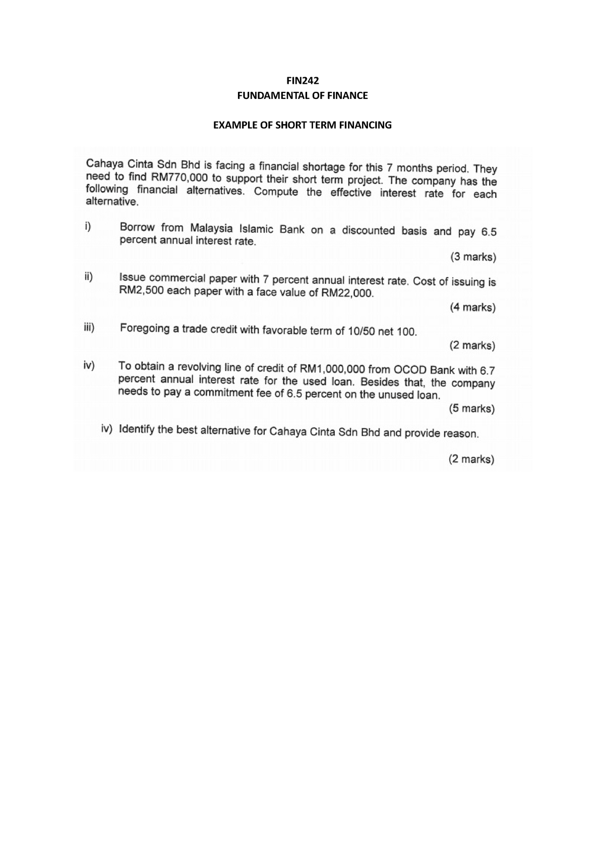 example-of-short-term-law-partnership-fin-fundamental-of-finance