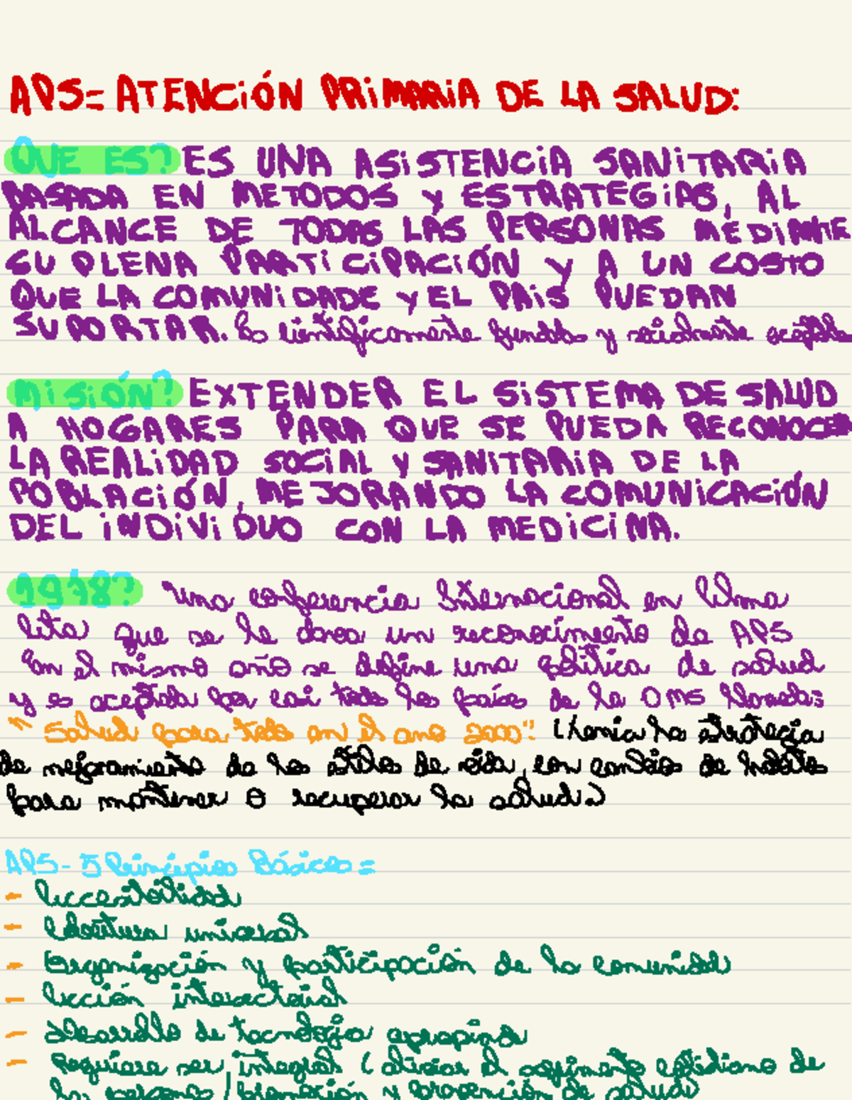 APS II Resumen - aps barcelo - APS : ATENCIÓN PRIMARIA DE LA SALUD ...