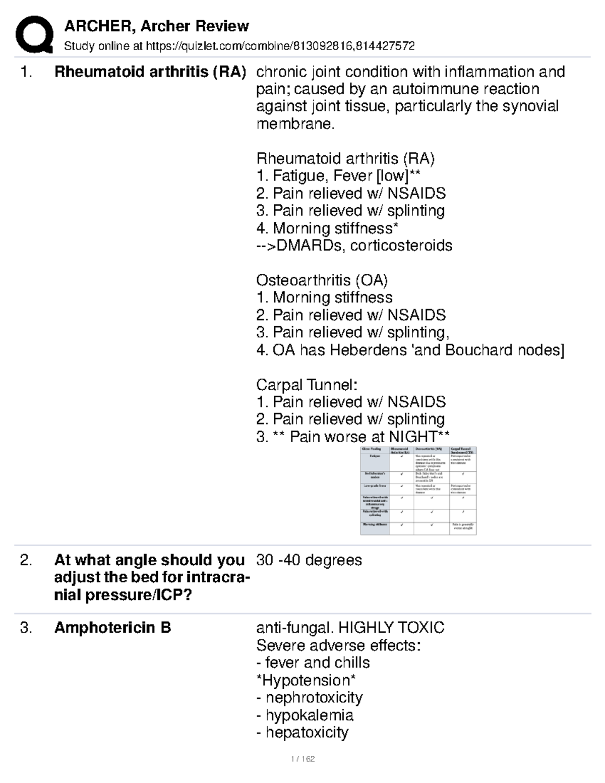 Unknown guide Study online at Rheumatoid