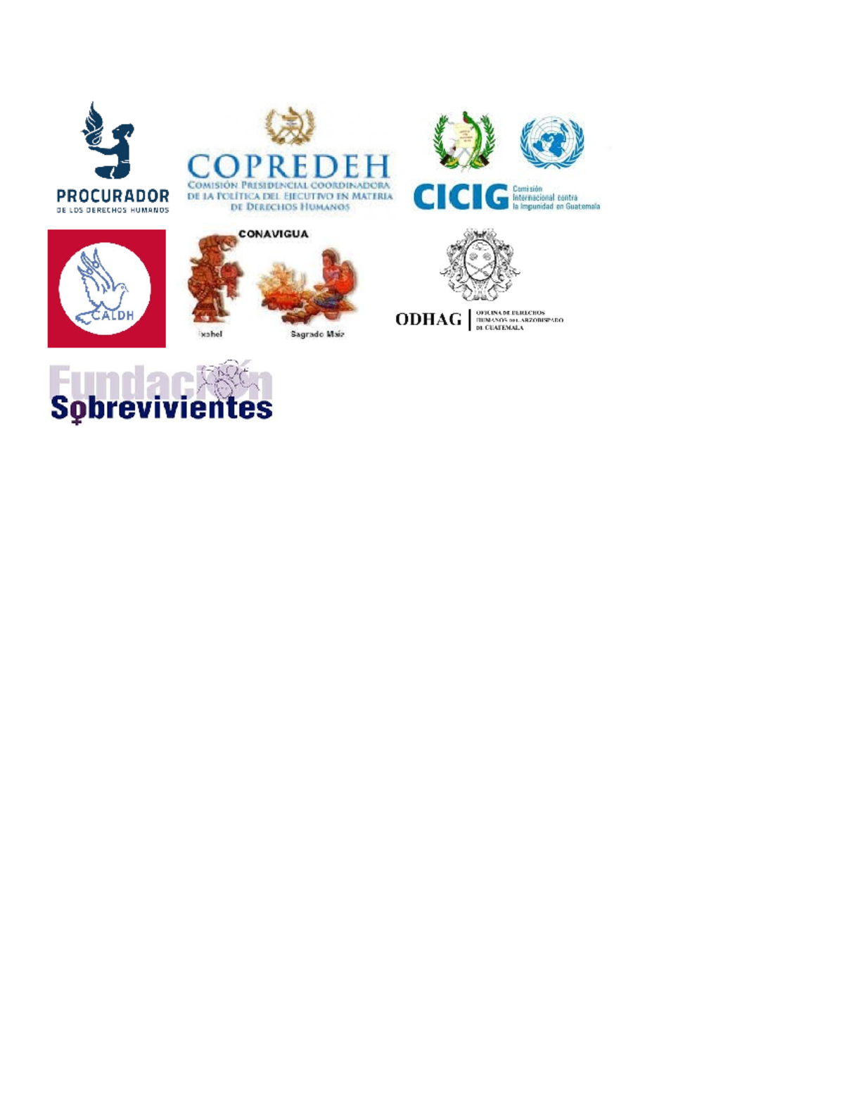 Derechos Humanos - COPREDEH COMISIÓN PRESIDENCIAL COORDINADORA CICIG ...