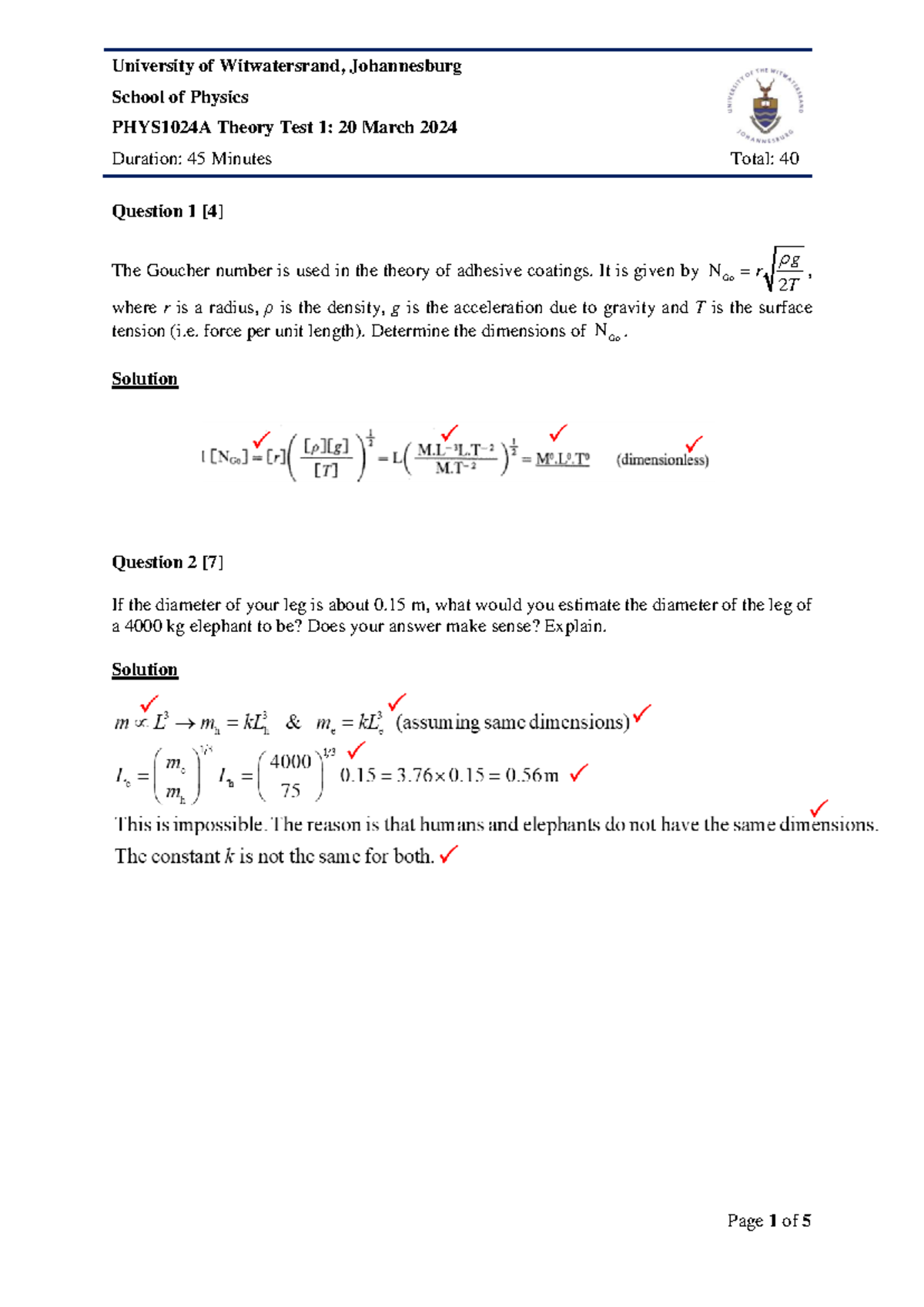 Theory+Test+1+2024+Solutions - School of Physics PHYS1024A Theory Test ...