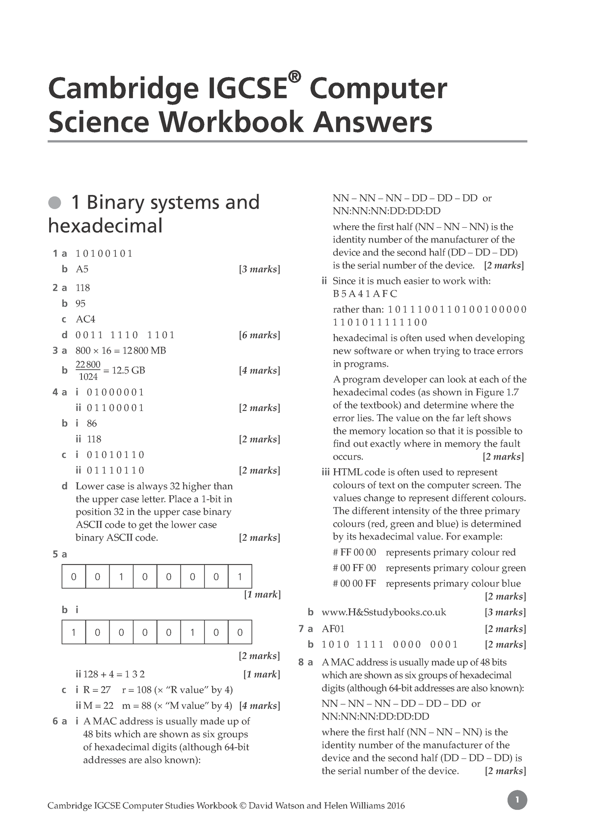 hodder education workbook answers computer science