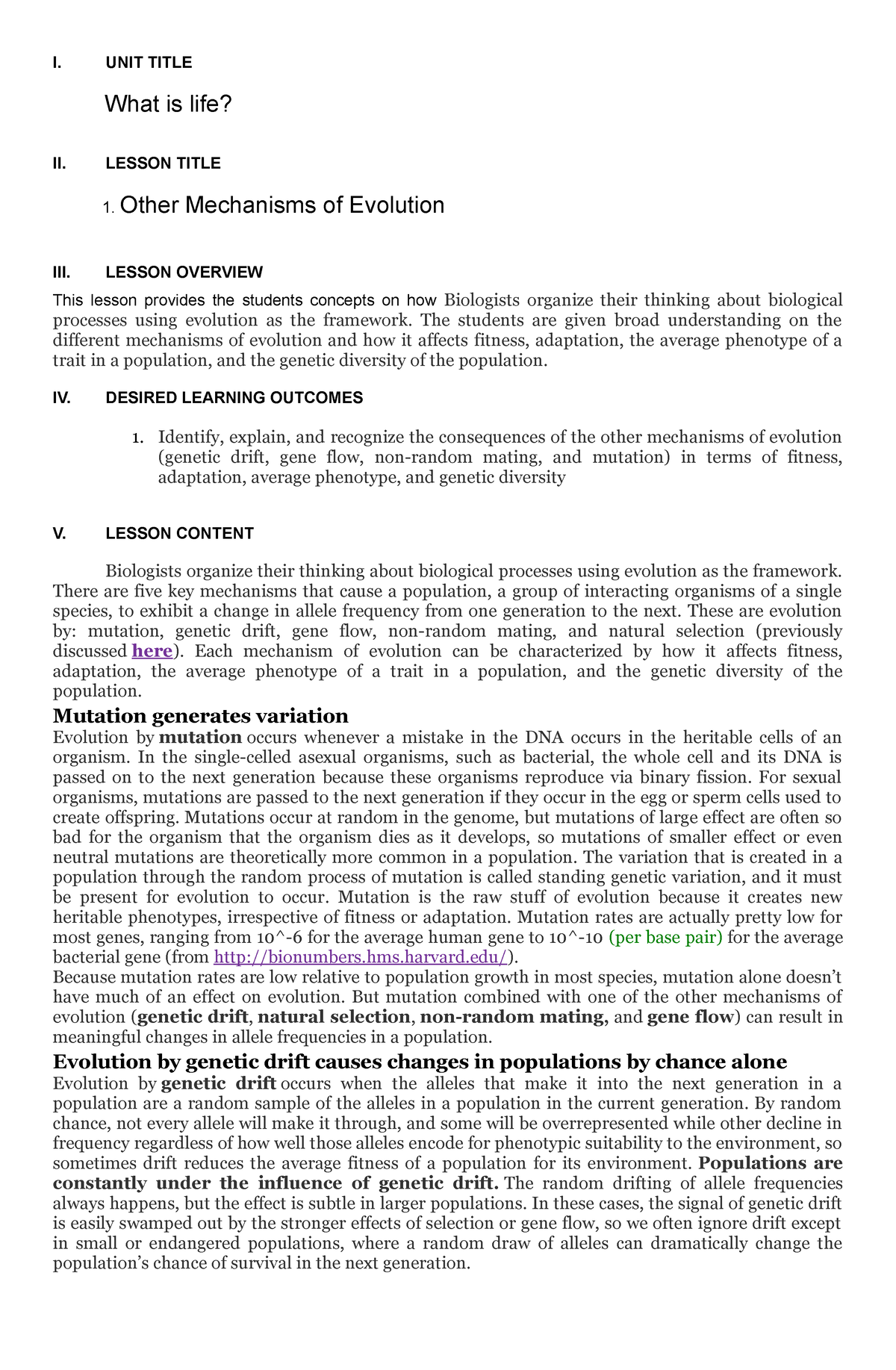 module-3-evolutionary-biology-i-unit-title-what-is-life-ii-lesson