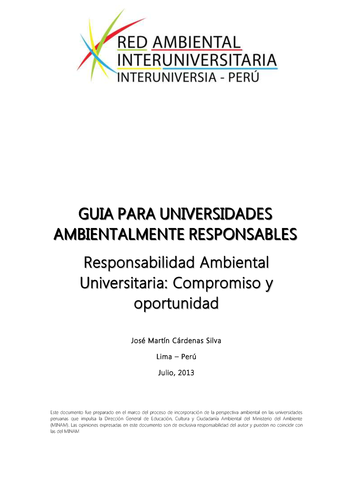 GUIA Responsabilidad Ambiental Universitaria - GGGUUUIIIAAA ...