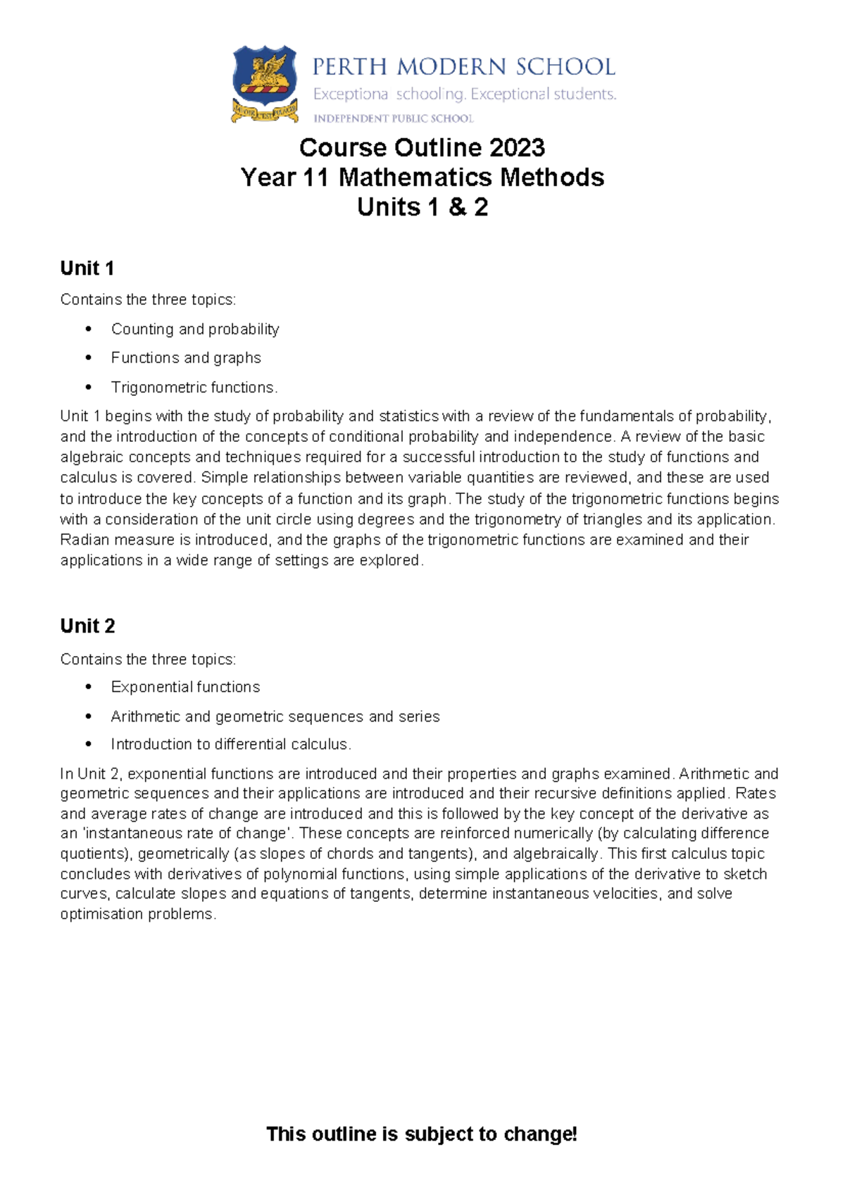 YEAR 11 MATHS METHODS visual data 5